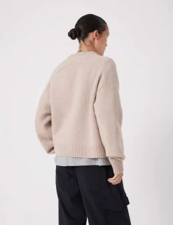 Pure Merino Wool Crew Neck Relaxed Jumper