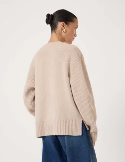 Pure Merino Wool Detachable Roll Neck Jumper