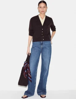Pure Merino Wool Double Layer Cardigan