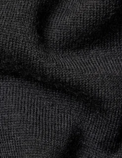 Pure Merino Wool Funnel Neck Cardigan
