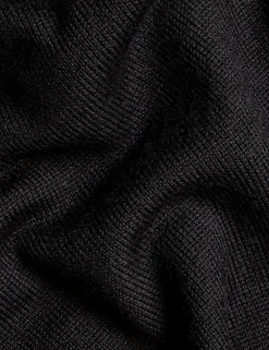 Pure Merino Wool Funnel Neck Cardigan