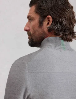 Pure Merino Wool Funnel Neck Jumper