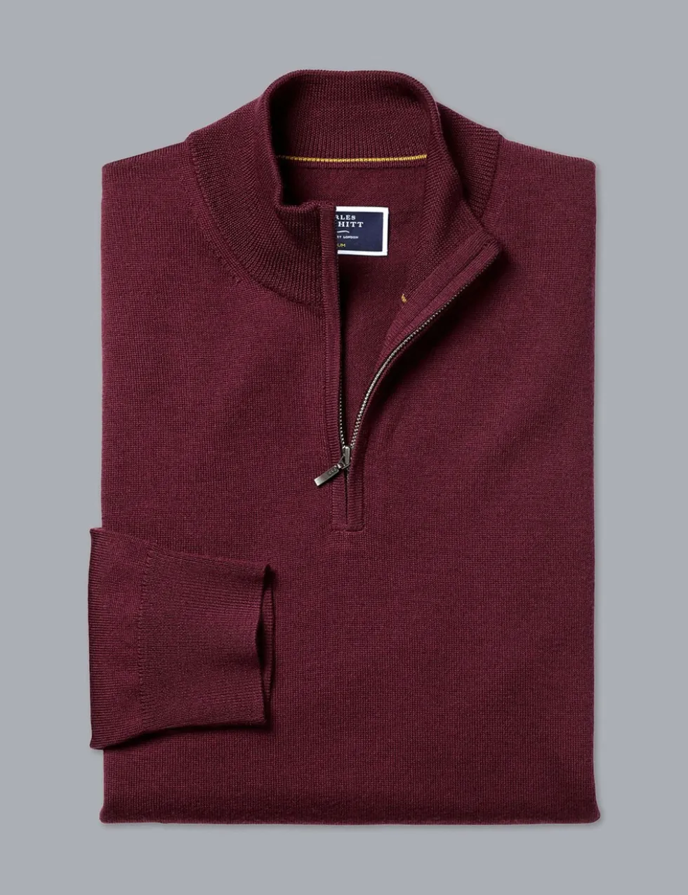 Pure Merino Wool Half Zip Jumper