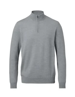 Pure Merino Wool Half Zip Jumper