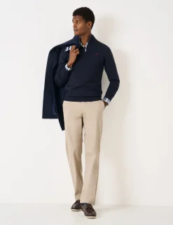 Pure Merino Wool Half Zip Jumper