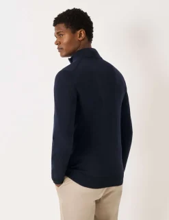 Pure Merino Wool Half Zip Jumper