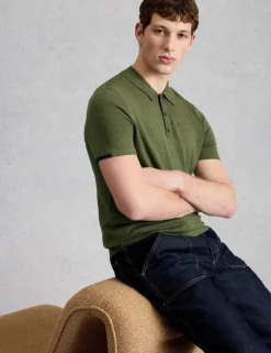 Pure Merino Wool Knitted Polo Shirt