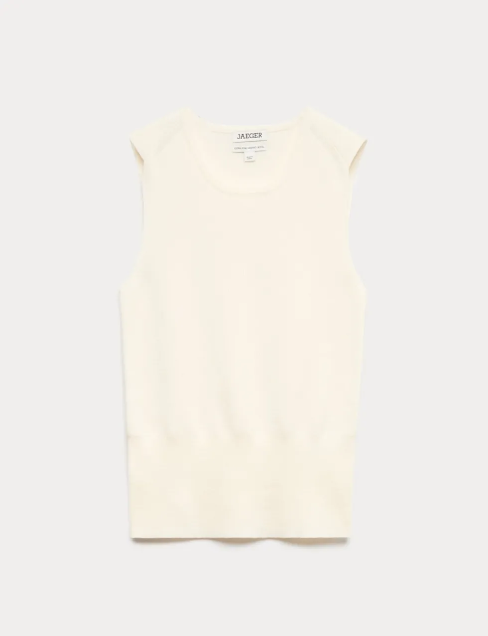 Pure Merino Wool Knitted Vest Top