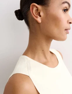 Pure Merino Wool Knitted Vest Top