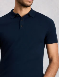 Pure Merino Wool Knitted Polo Shirt