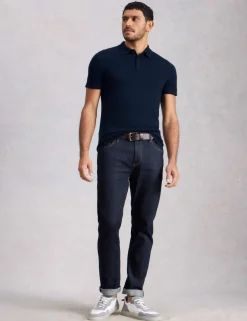 Pure Merino Wool Knitted Polo Shirt