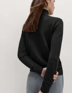 Pure Merino Wool Roll Neck Jumper