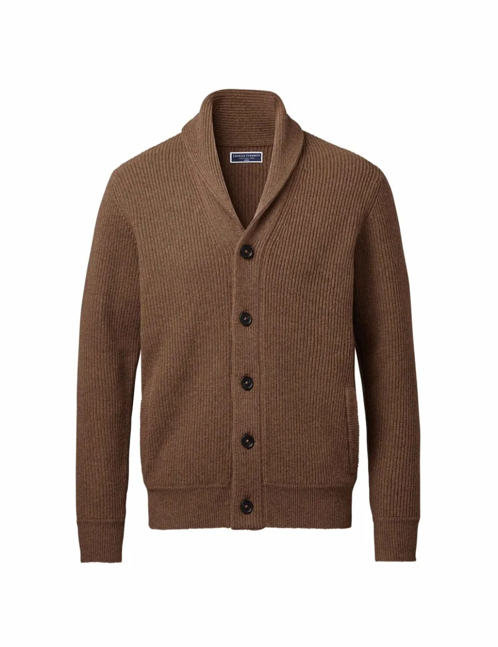 Pure Merino Wool Shawl Collar Cardigan