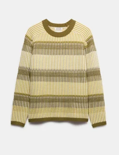 Pure Merino Wool Striped Jumper