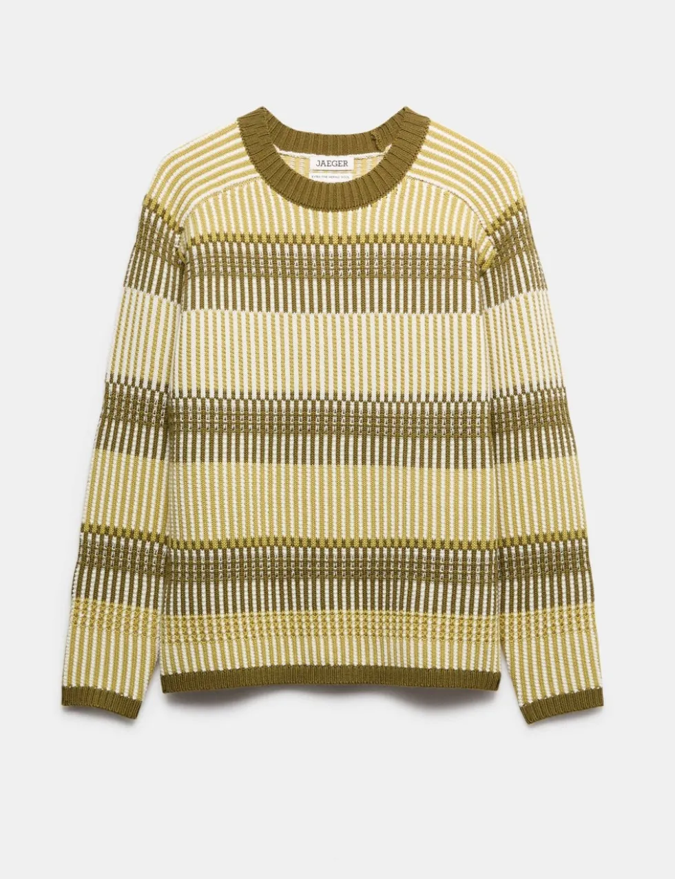 Pure Merino Wool Striped Jumper
