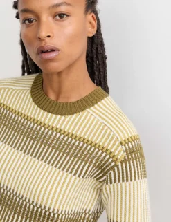 Pure Merino Wool Striped Jumper