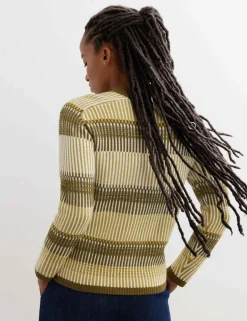 Pure Merino Wool Striped Jumper