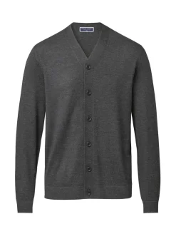 Pure Merino Wool V-Neck Cardigan