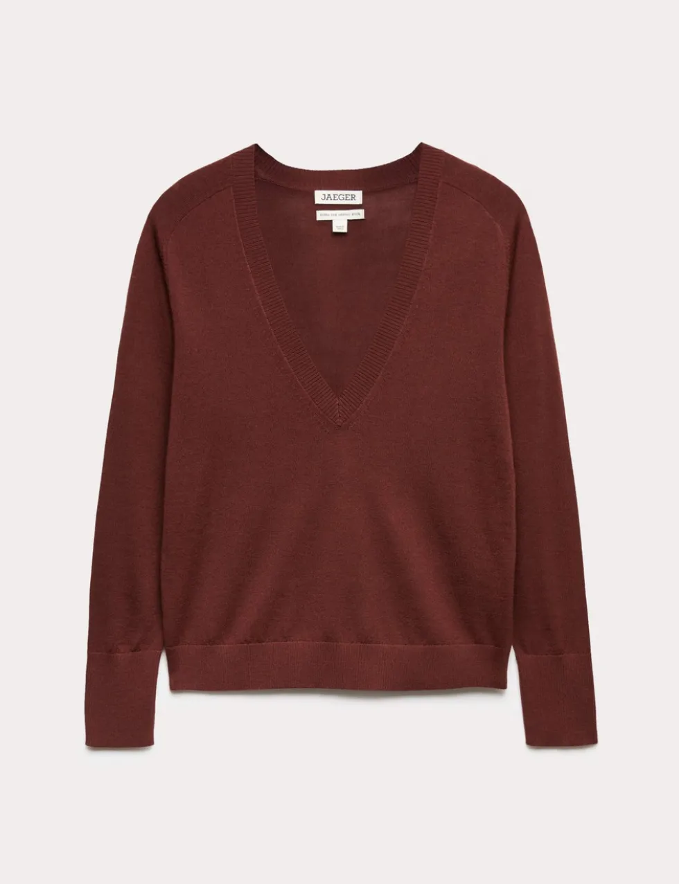Pure Merino Wool V-Neck Jumper