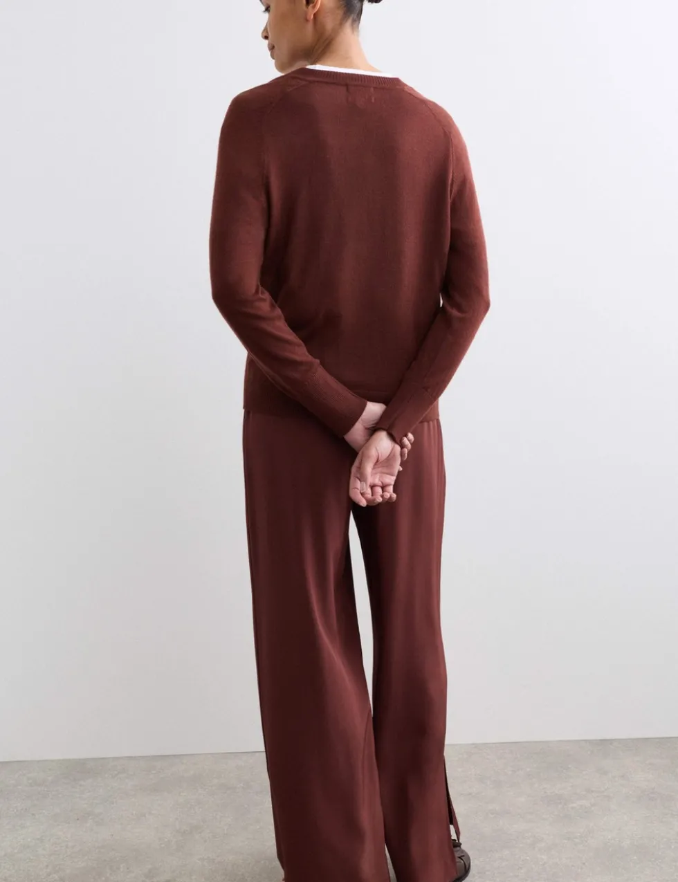 Pure Merino Wool V-Neck Jumper