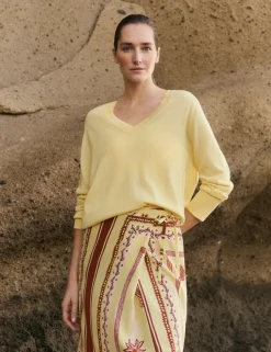 Pure Merino Wool V-Neck Jumper