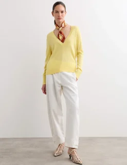 Pure Merino Wool V-Neck Jumper