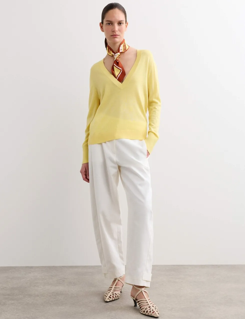 Pure Merino Wool V-Neck Jumper
