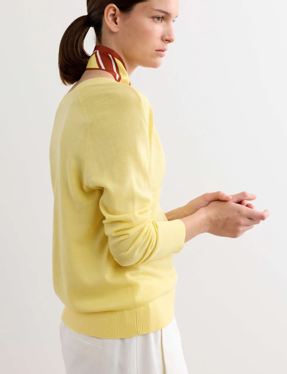 Pure Merino Wool V-Neck Jumper