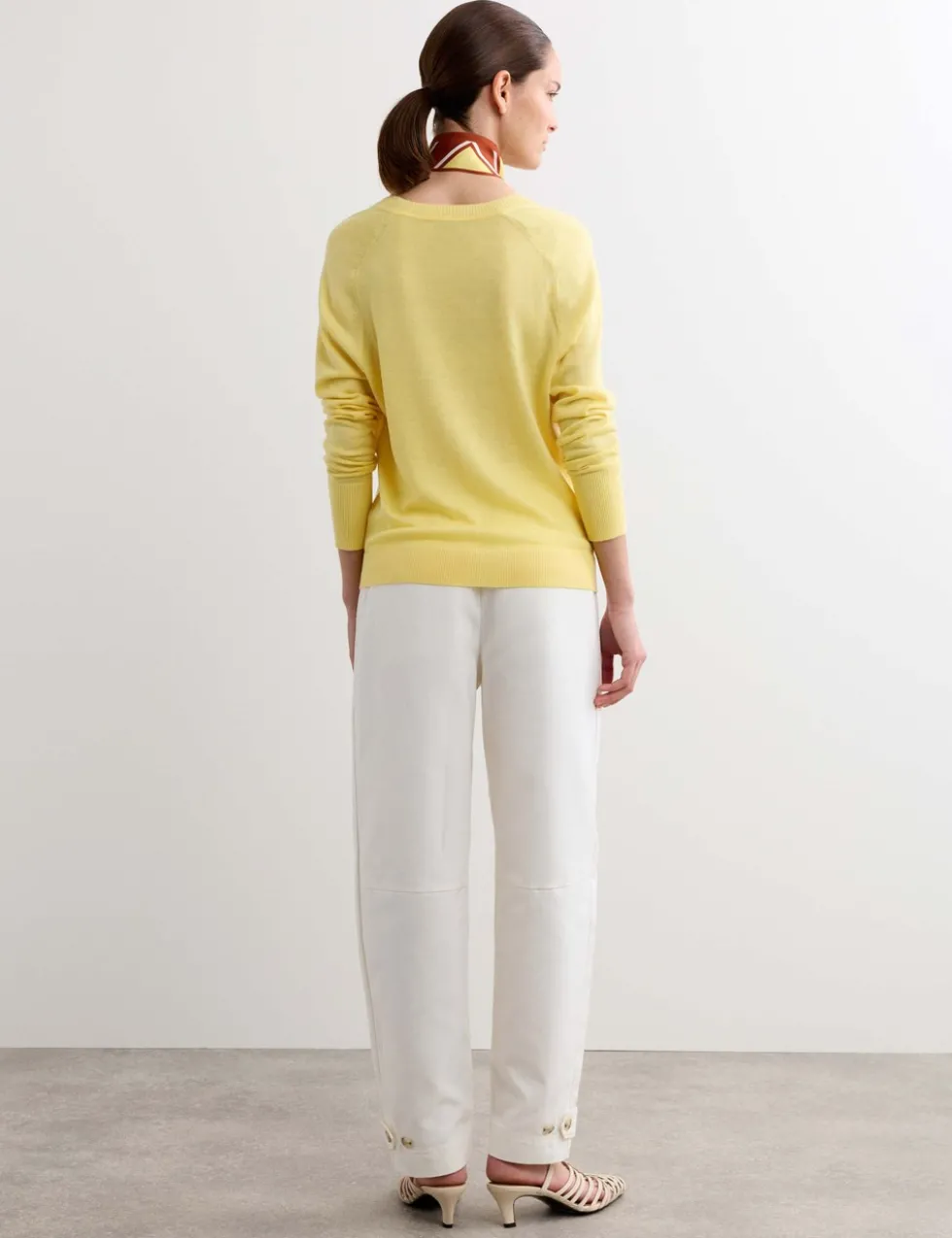 Pure Merino Wool V-Neck Jumper