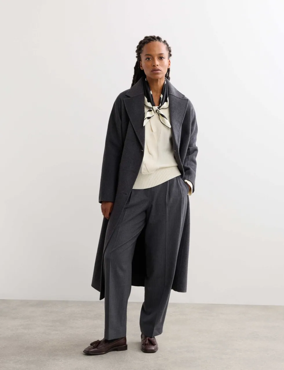 Pure Merino Wool V-Neck Twist Jumper