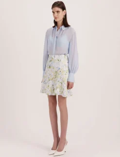 Pure Silk Collared Shirt