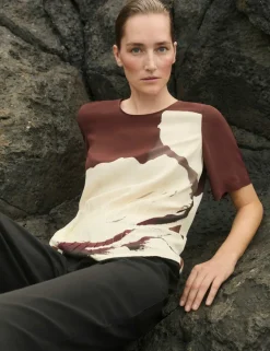 Pure Silk Floral Top