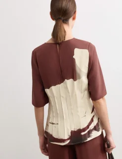 Pure Silk Floral Top