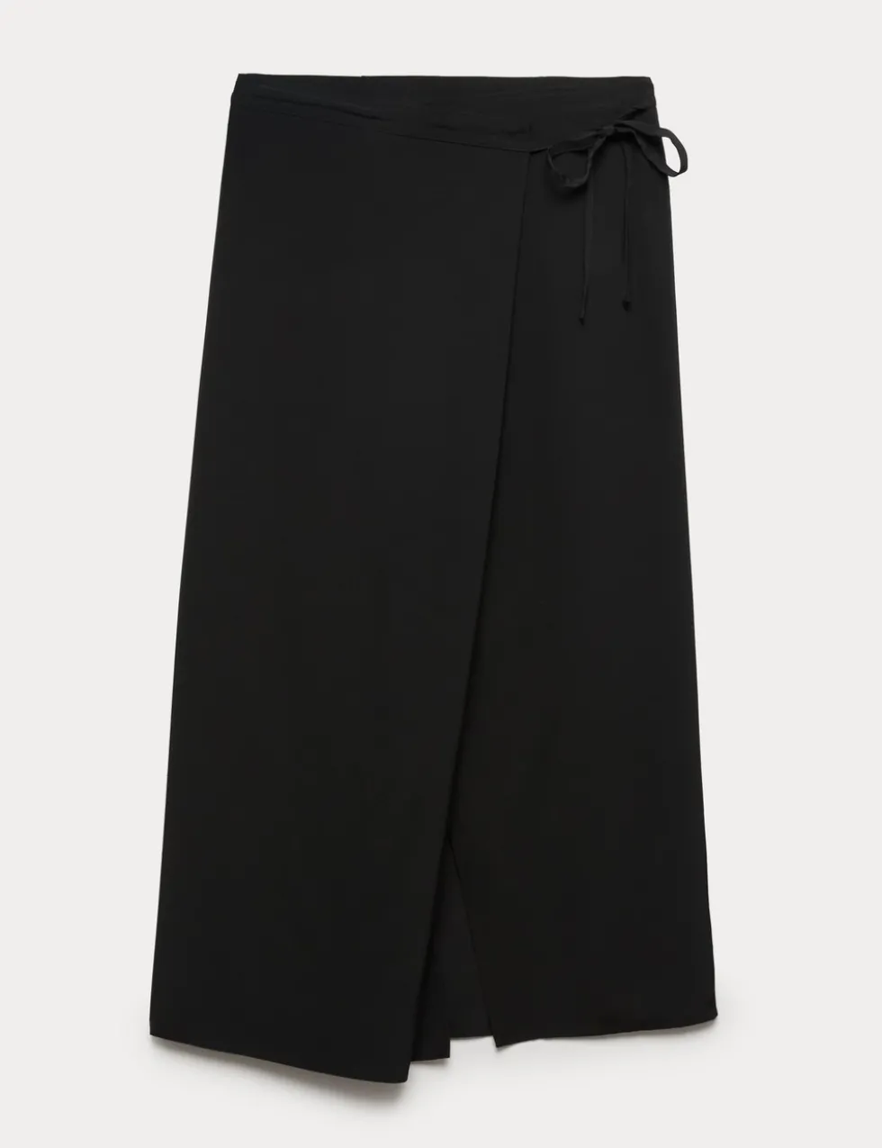 Pure Silk Midi Wrap Skirt