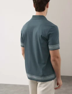 Pure Supima® Cotton Embroidered Polo Shirt