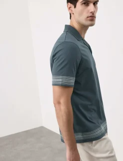 Pure Supima® Cotton Embroidered Polo Shirt