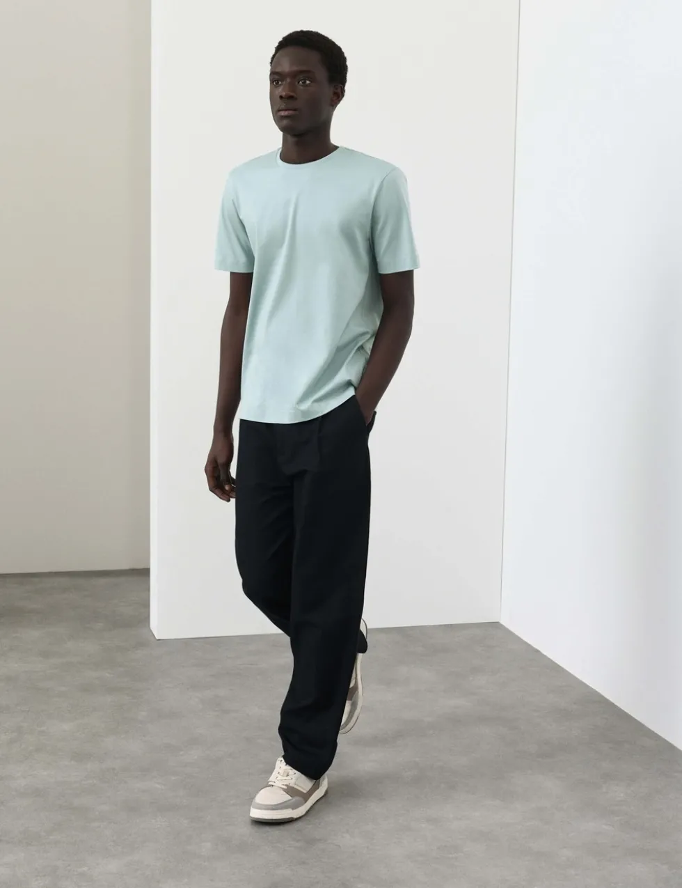 Pure Supima® Cotton Performance Crew Neck T-shirt