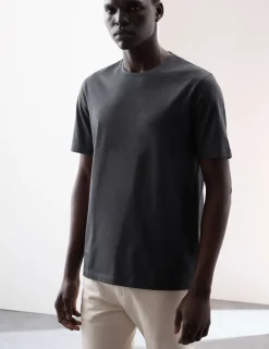 Pure Supima® Cotton Performance Crew Neck T-shirt