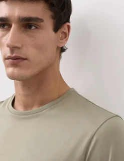 Pure Supima® Cotton Performance Crew Neck T-shirt