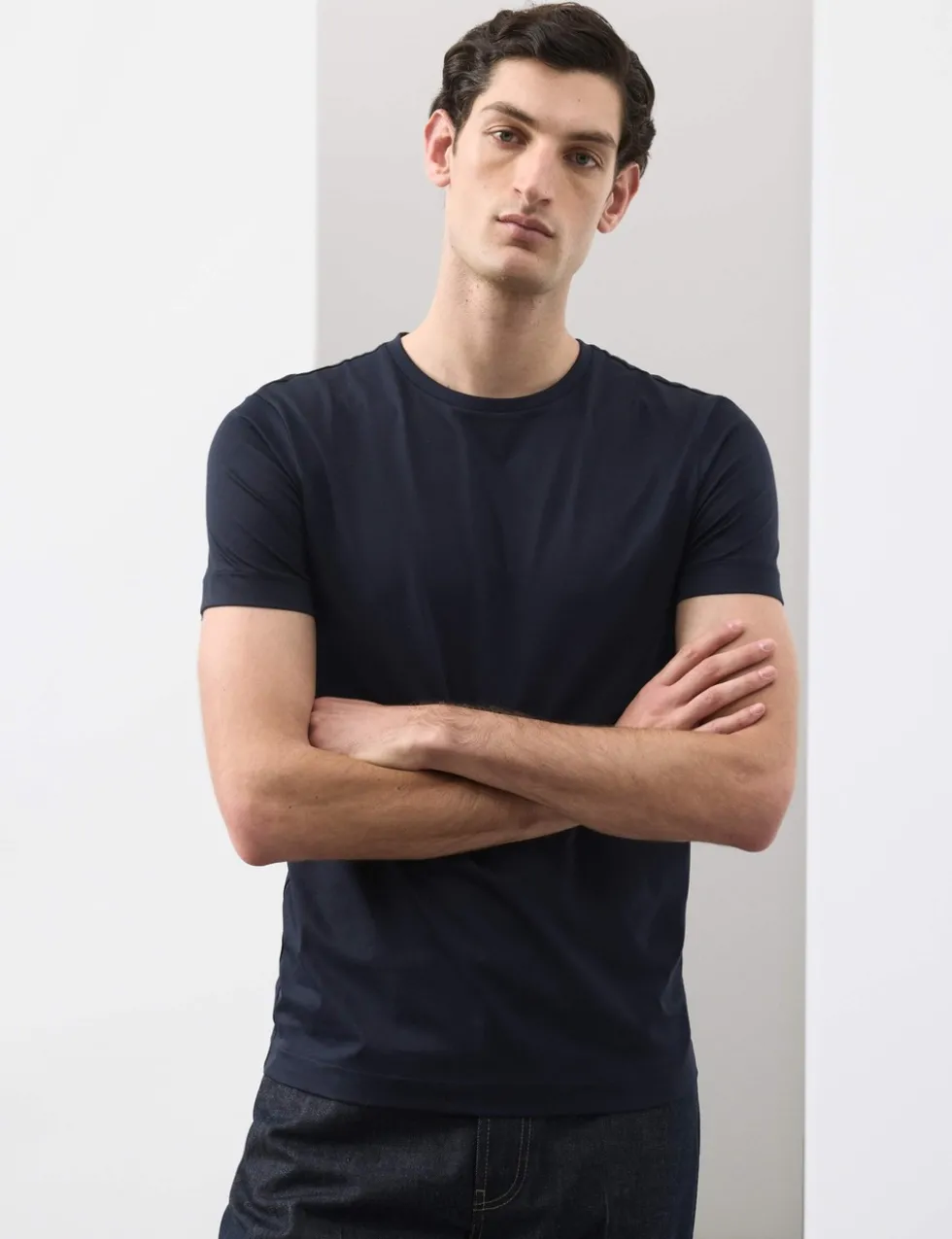Pure Supima® Cotton Slim Fit Crew Neck T Shirt