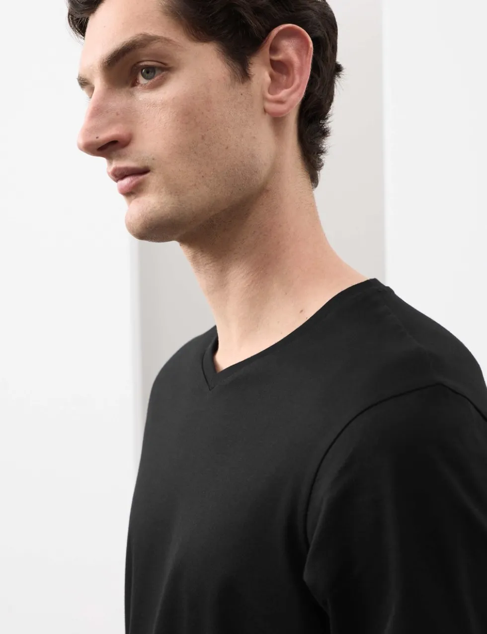 Pure Supima® Cotton V-Neck T-Shirt