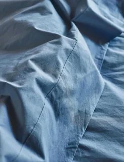 Pure Washed Cotton Percale Flat Sheet