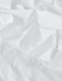 Pure Washed Cotton Percale Flat Sheet
