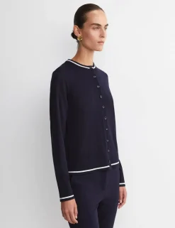 Pure Wool Button Front Cardigan