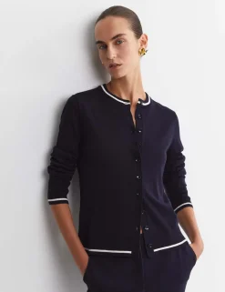Pure Wool Button Front Cardigan