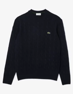 Pure Wool Cable Crew Neck Jumper