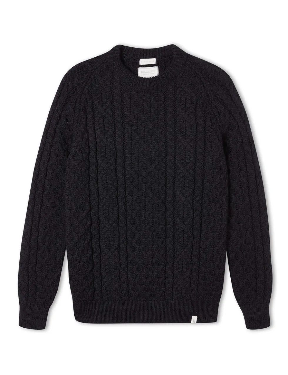 Pure Wool Cable Crew Neck Jumper