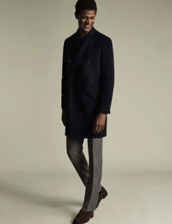 Pure Wool Double Breasted Overcoat