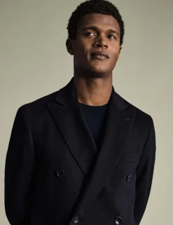 Pure Wool Double Breasted Overcoat