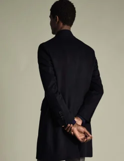 Pure Wool Double Breasted Overcoat